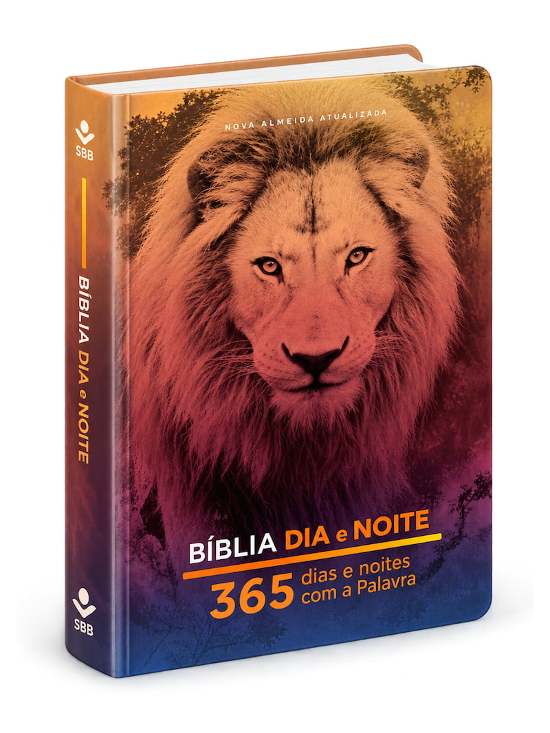 Bíblia Dia e Noite 365 | NAA (Capa Dura Leão)