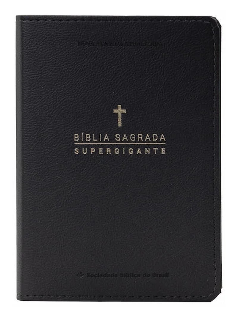 Bíblia Sagrada | NAA (Luxo Preta, Letra Supergigante)