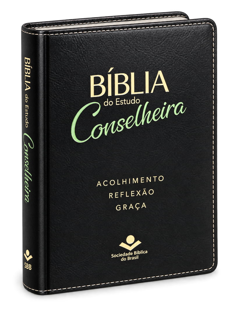 Bíblia de Estudo Conselheira | NAA (Capa Sintética Preta)