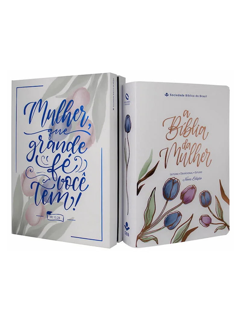 Bíblia da Mulher | NAA (Capa Tulipa Roxa, Mt 15:28)