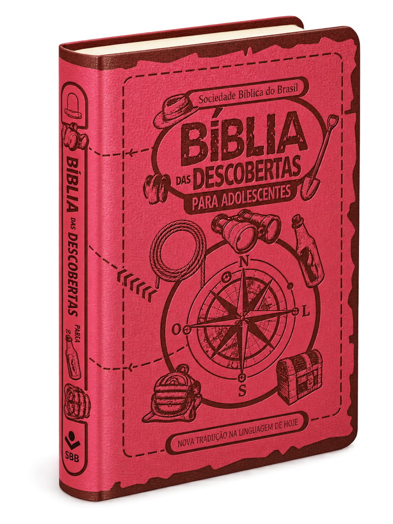 Bíblia das Descobertas para Adolescentes | NTLH (Capa Luxo Rosa)